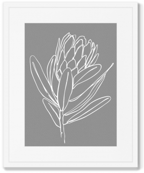 Диптих Minimalistic flower Couple 42X52 / 42X52 CM