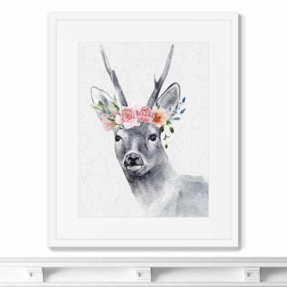 Постер Graceful deer No1 42X52 CM 2