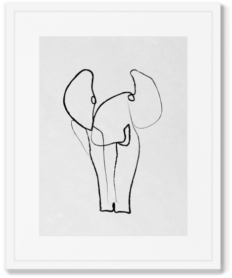 Постер Elephant 42X52 CM 1