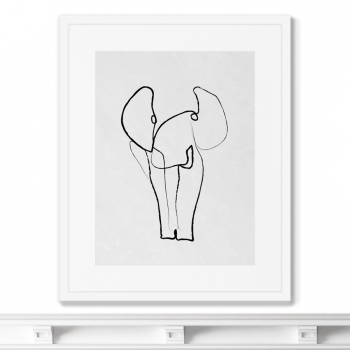 Постер Elephant 42X52 CM