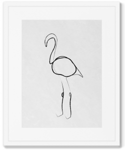Постер Flamingo 42X52 CM