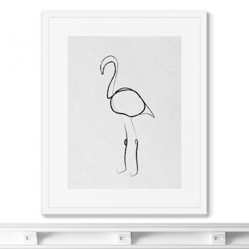Постер Flamingo 42X52 CM
