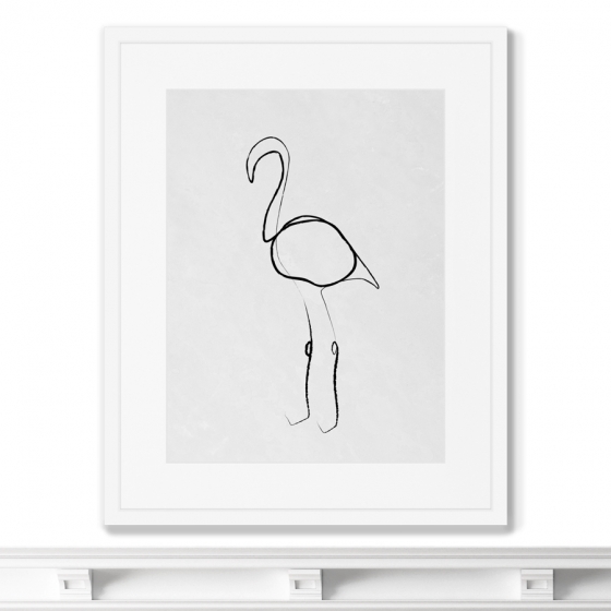Постер Flamingo 42X52 CM 2