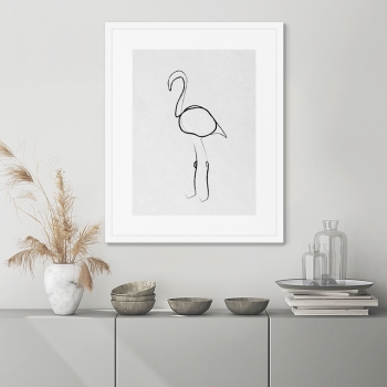 Постер Flamingo 42X52 CM