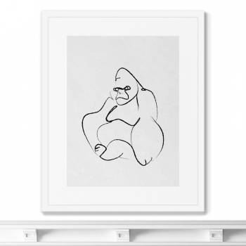 Постер Gorilla 42X52 CM