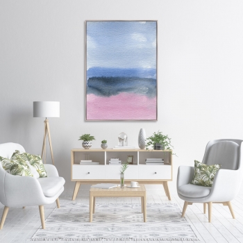 Репродукция на холсте Early spring sky 75X105 CM
