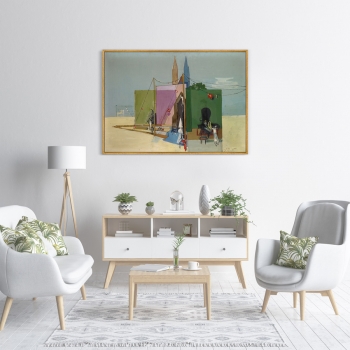 Постер на холсте Coherences 105X75 CM