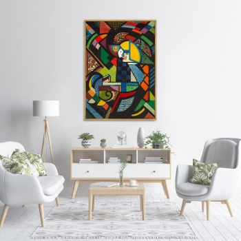 Постер на холсте Daughter in a Rocker 75X105 CM