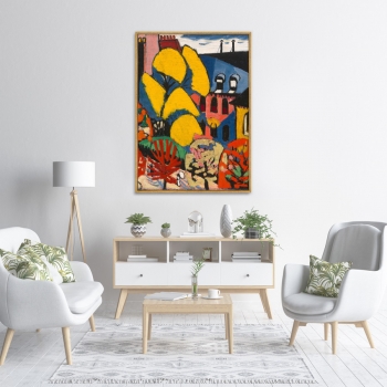 Репродукция картины на холсте Trees 75X105 CM