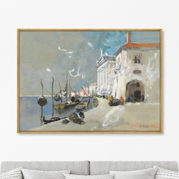 Постер на холсте Fish baskets Chioggia south of Venice 105X75 CM