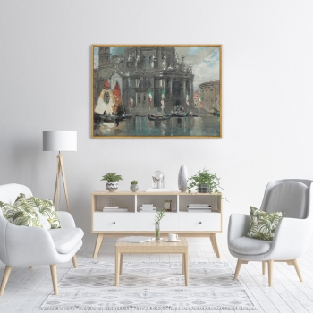 Постер на холсте Santa Maria Della Salute Venice 105X75 CM