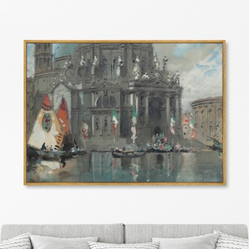 Постер на холсте Santa Maria Della Salute Venice 105X75 CM