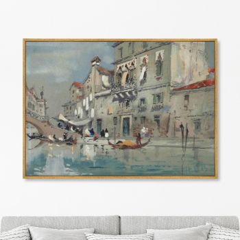 Постер на холсте The House Of Tintoretto Venice 105X75 CM