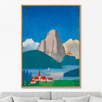 Репродукция картины на холсте Ohne Titel 75X105 CM