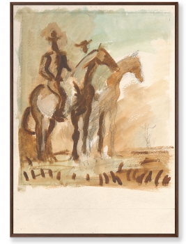 Репродукция картины на холсте Study of the Watch 75X105 CM