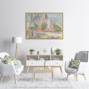 Постер на холсте Paris In Spring 105X75 CM