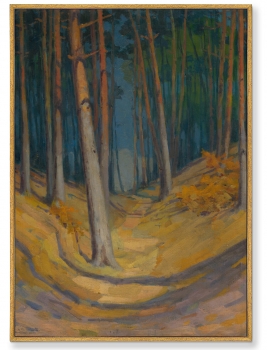 Репродукция картины на холсте Forest 75X105 CM