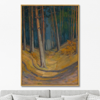 Репродукция картины на холсте Forest 75X105 CM