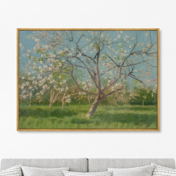 Постер Study of Blooming Trees in an Orchard 105X75 CM