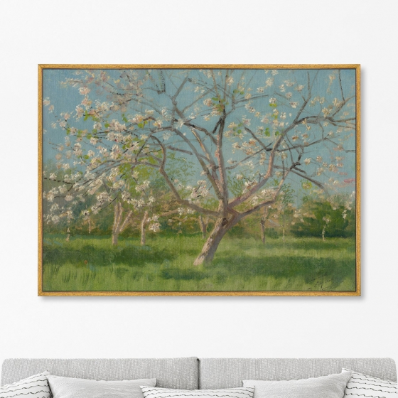 Постер Study of Blooming Trees in an Orchard 105X75 CM 2