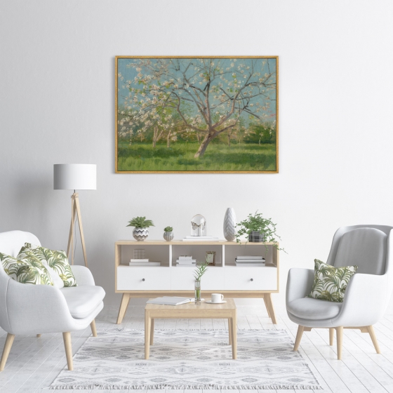Постер Study of Blooming Trees in an Orchard 105X75 CM 3