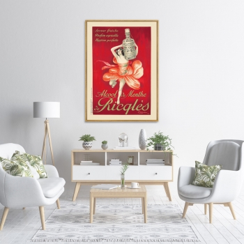 Постер Alcool De Menthe Ricqles 75X105 CM