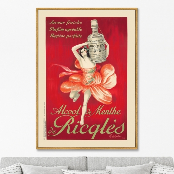 Постер Alcool De Menthe Ricqles 75X105 CM