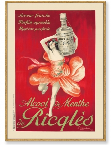 Постер Alcool De Menthe Ricqles 75X105 CM