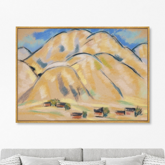 Репродукция картины на холсте New Mexico Hills 105X75 CM 2