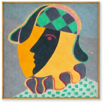 Репродукция картины на холсте Pierots Head 105X105 CM