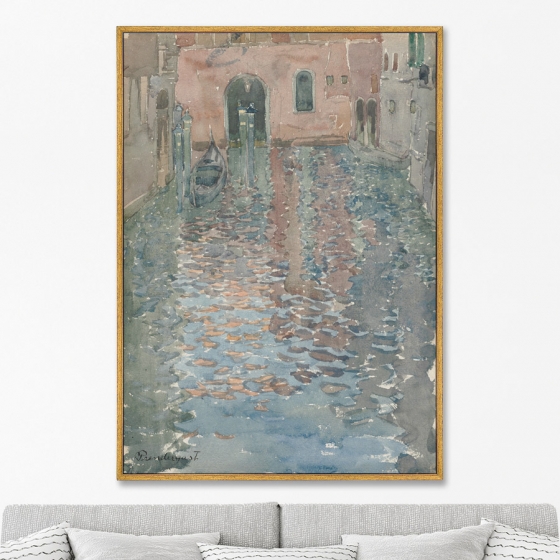 Постер на холсте Venetian Canals 75X105 CM 2