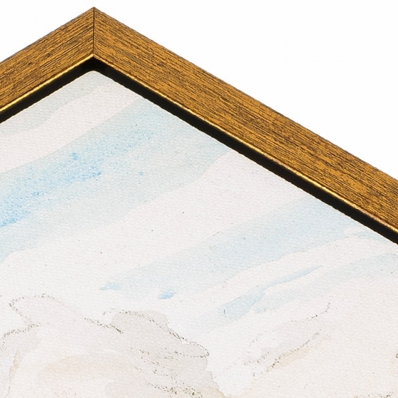 Постер на холсте Snow-Covered Pine Saplings 75X105 CM 5