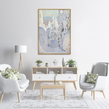 Постер на холсте Winter Landscape Kinahmi 75X105 CM