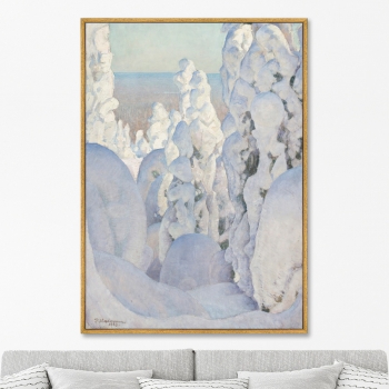 Постер на холсте Winter Landscape Kinahmi 75X105 CM