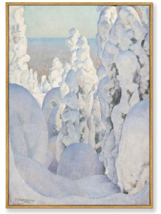 Постер на холсте Winter Landscape Kinahmi 75X105 CM