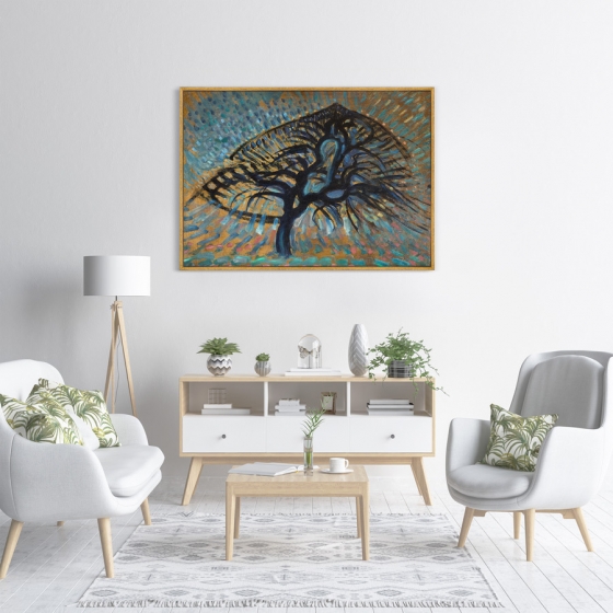 Постер на холсте Apple Tree Pointillist Version 105X75 CM 3