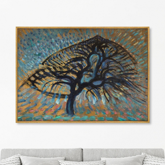 Постер на холсте Apple Tree Pointillist Version 105X75 CM 2