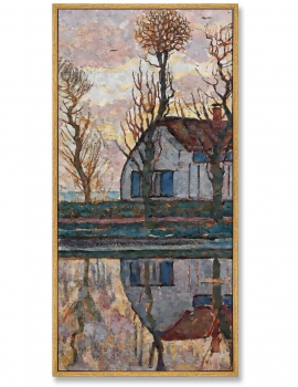 Триптих Farm near Duivendrecht 52X105 / 52X105 / 52X105 CM