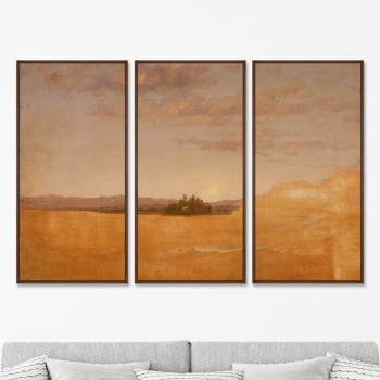 Репродукция картины из 3-х частей Landscape Sketch 52X105 / 52X105 / 52X105 CM