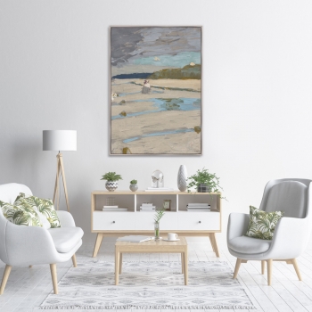 Постер The Beach at Saint-Jacut 75X105 CM