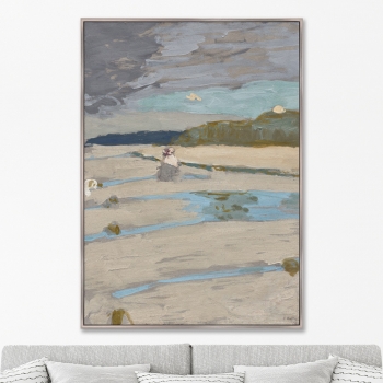 Постер The Beach at Saint-Jacut 75X105 CM