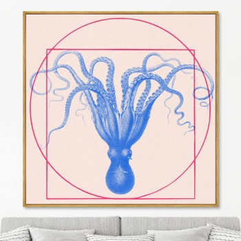 Постер на холсте Cycle of life 105X105 CM