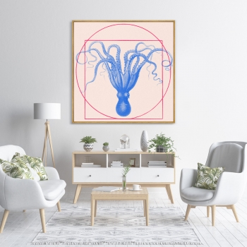 Постер на холсте Cycle of life 105X105 CM