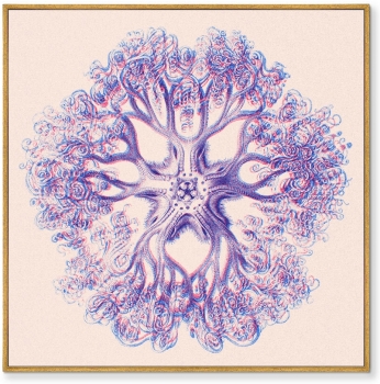 Постер на холсте Underwater Melody 105X105 CM