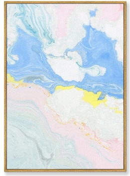 Постер на холсте Blue sky over the valley 75X105 CM