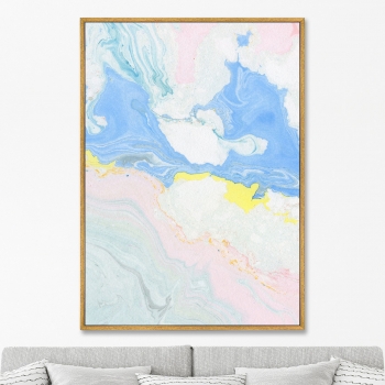Постер на холсте Blue sky over the valley 75X105 CM