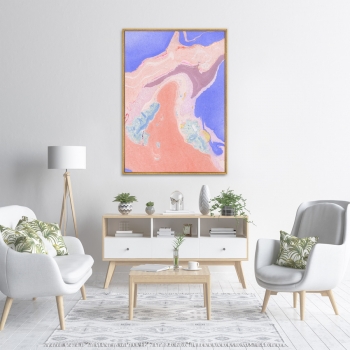 Постер на холсте Island in the Ocean 75X105 CM