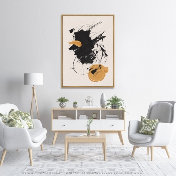 Постер на холсте Angry Bull 75X105 CM