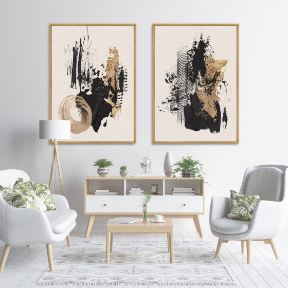 Диптих на холсте City Night 75X105 / 75X105 CM 4