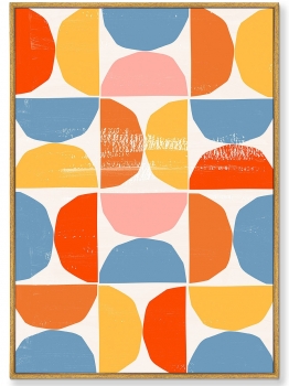Постер на холсте Color vibes 75X105 CM